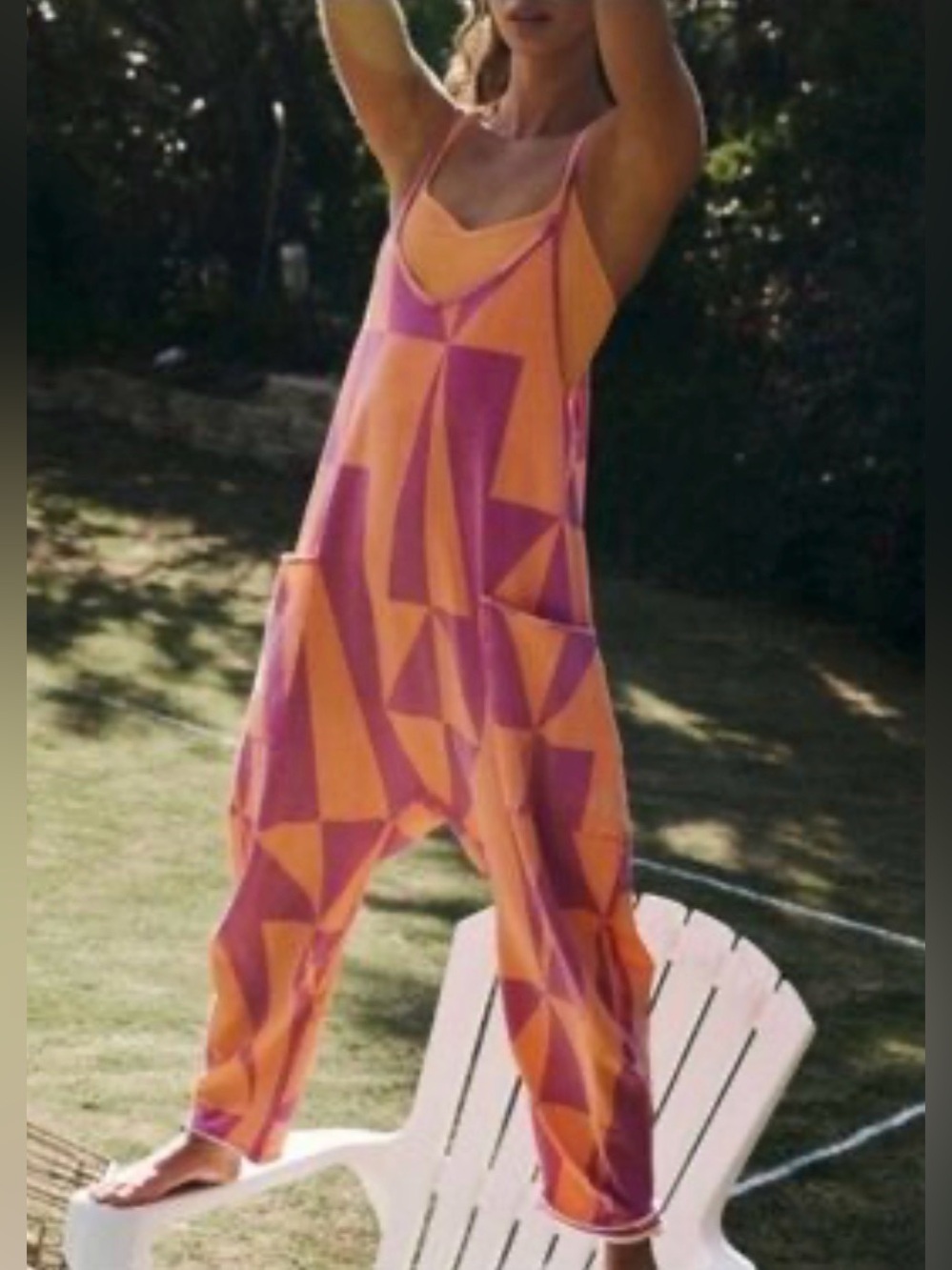 Free People Hotshot Printed Onesie